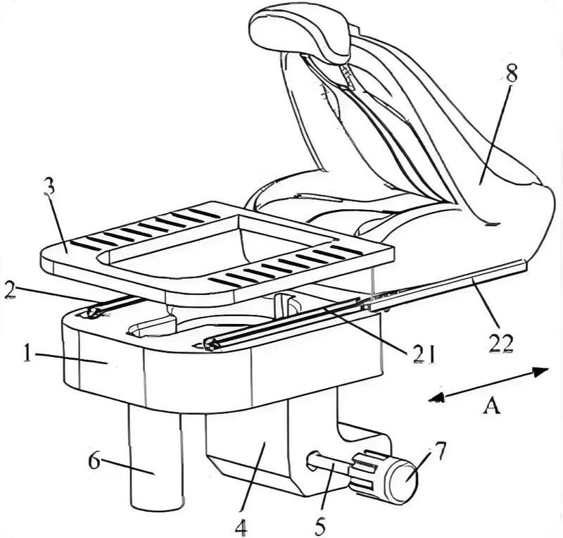 Systém WC na vysúvacích koľajničkách