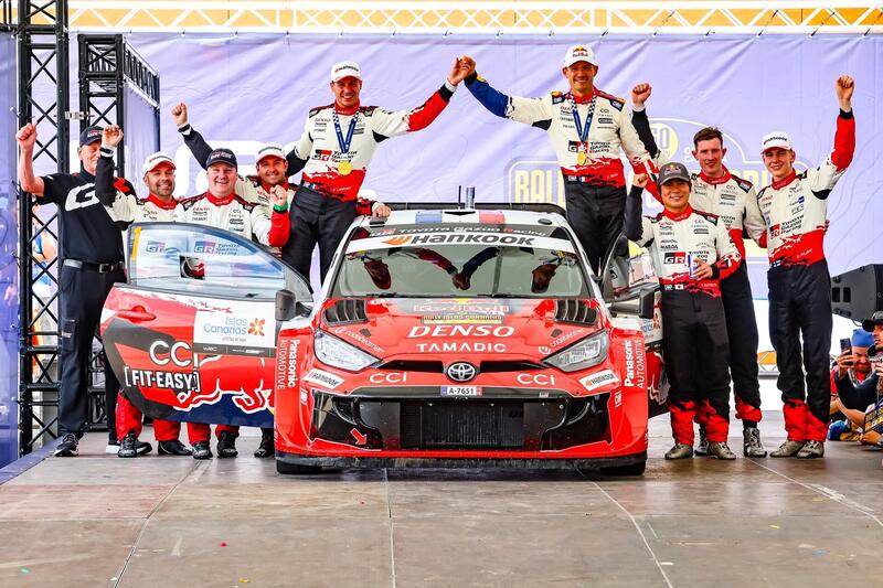 Podium Rally Islas Canarias