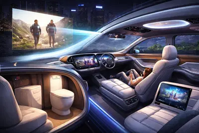 Fari che proiettano film, abitacoli come salotti e wc interni: ecco le nuove frontiere delle auto cinesi (oltre l'hi-tech)